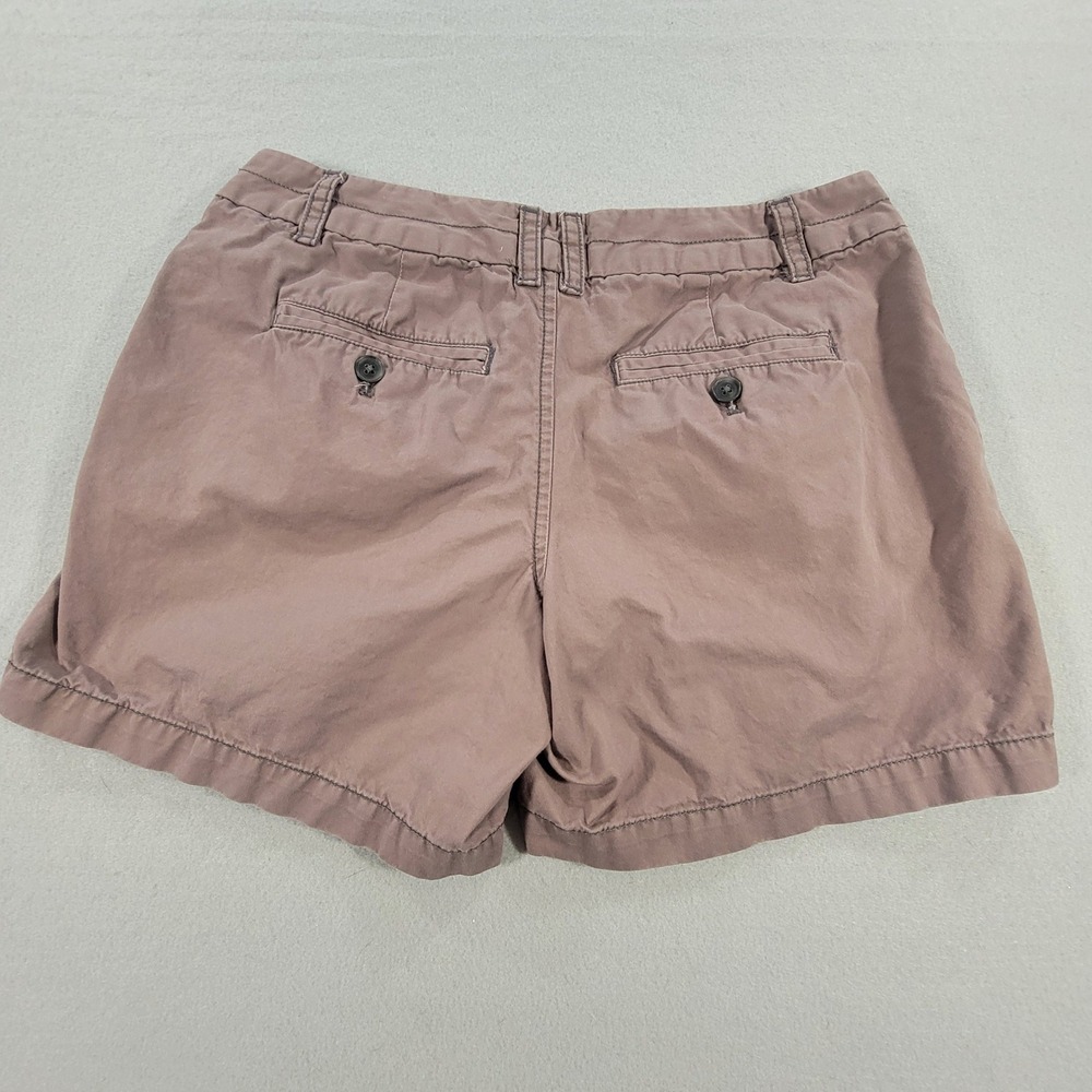 Ann Taylor LOFT‎ Chino Shorts Mid Rise Casual Cotton Women's Size 4 Mauve Rose - Picture 9 of 9